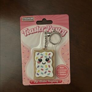 Streamline Toaster Pastry Keychain